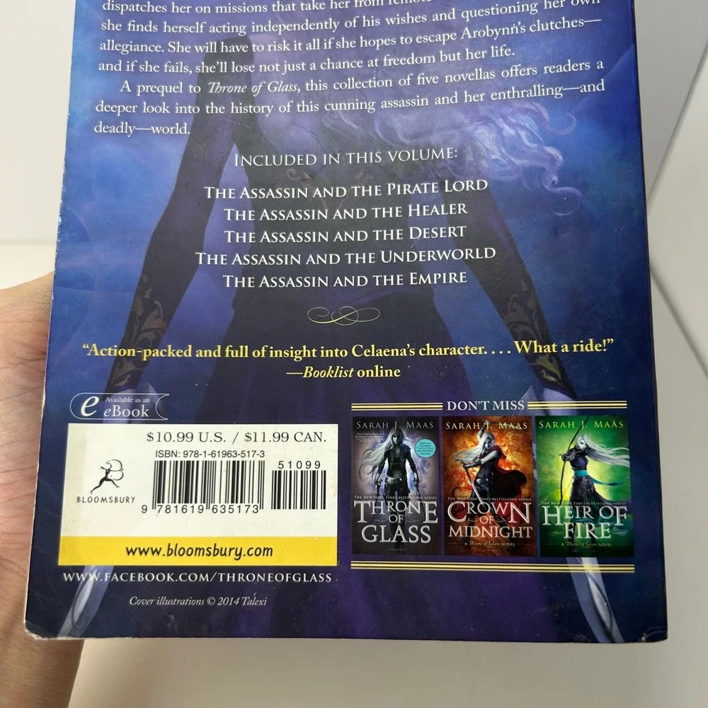 The Assassin's Blade 1st Print Paperback by Sarah J. Maas Throne of Glass